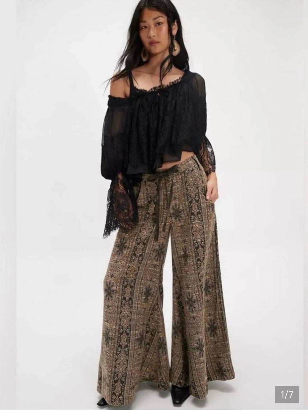 Free People dahlia wide leg